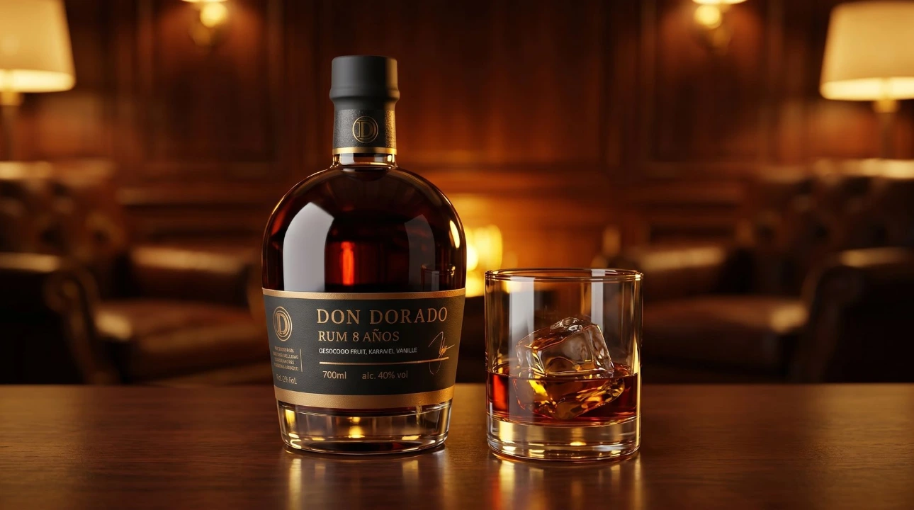 Don Dorado Rum 8 Jaar ontwikkeld door Newspirits en Brouwhoeve Distilleerderij