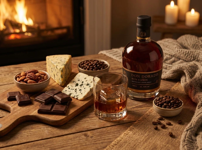 Serveertips en foodpairing Don Dorado Rum 8 Jaar