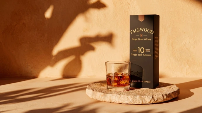 Afdronk Tallwood Whisky 10 Jaar
