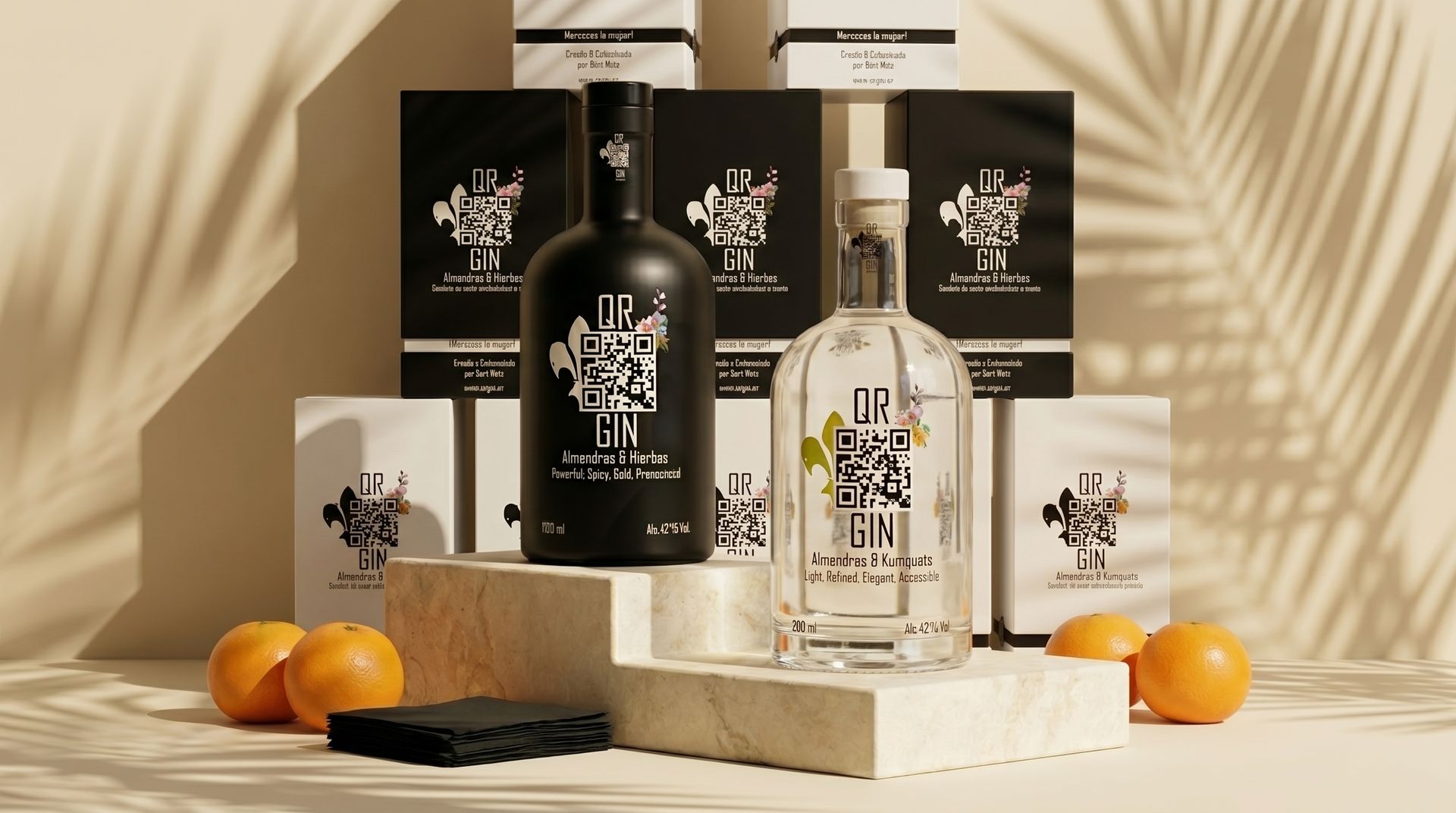 Newspirits ontwikkelt brand design en etiketten voor QR Gin