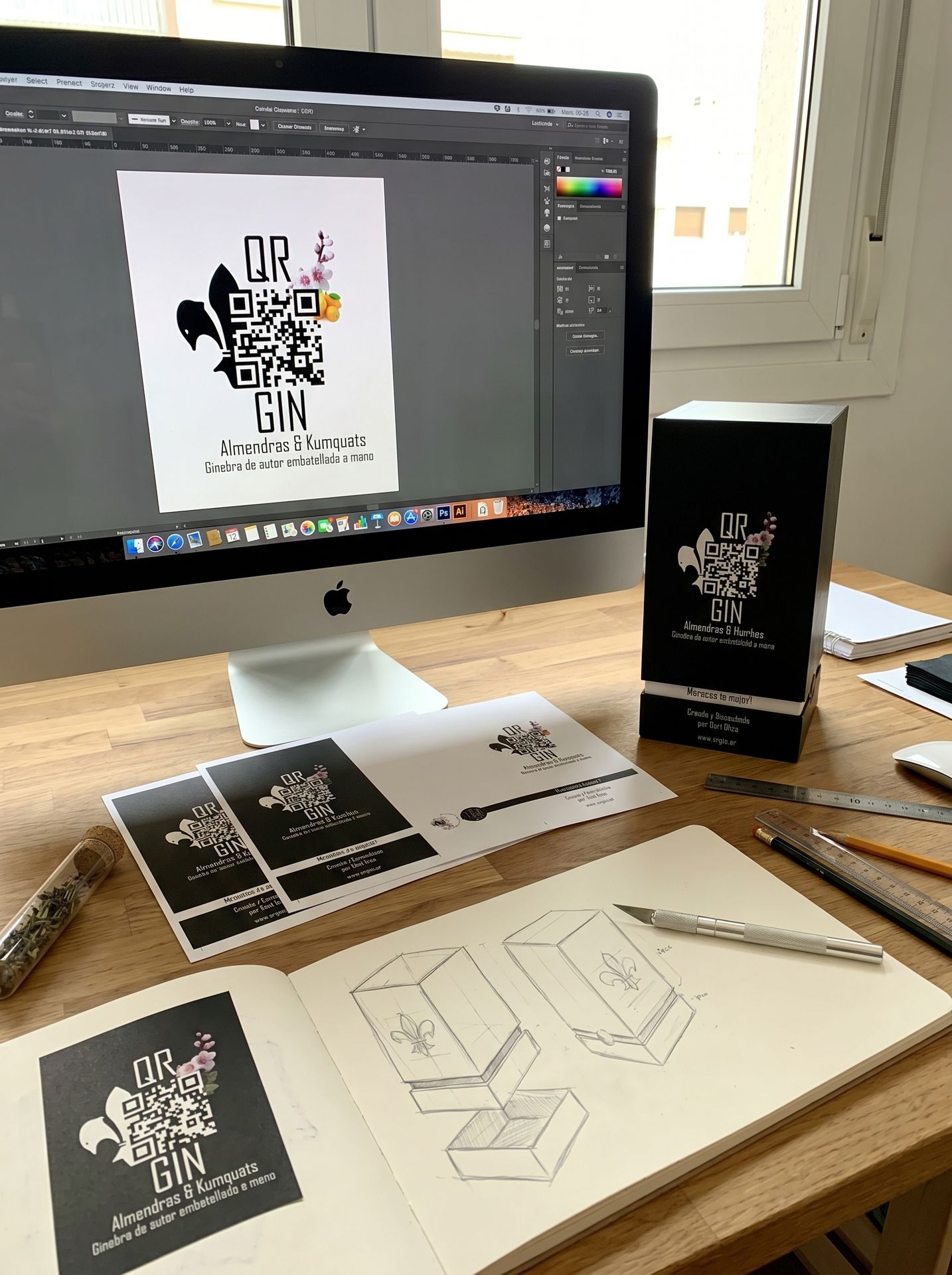 QR Gin private label ginlijn voor Restaurant Le Dauphin Moraira