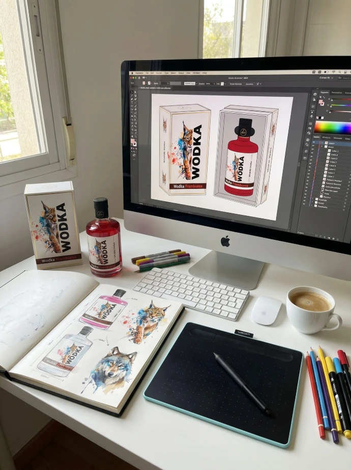 Wildlife Wodka lijn ontwikkeld door Newspirits en Brouwhoeve