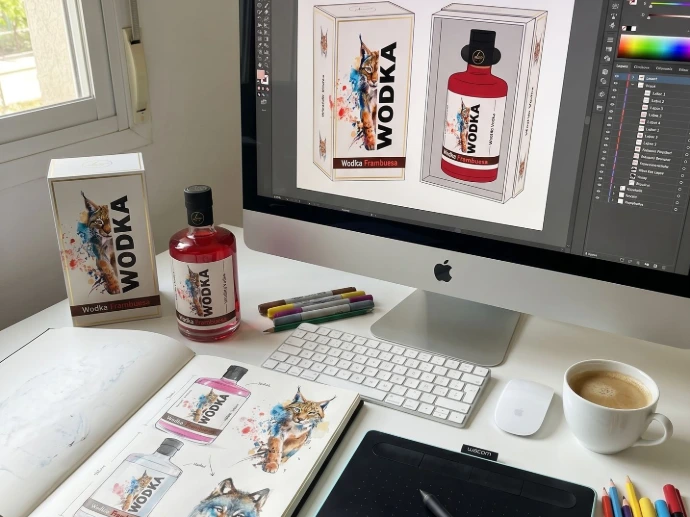 Wildlife Wodka lijn ontwikkeld door Newspirits en Brouwhoeve