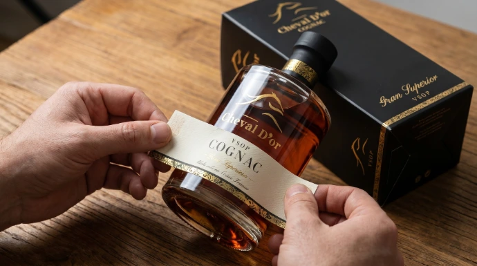Premium relatiegeschenk met eigen fles drank
